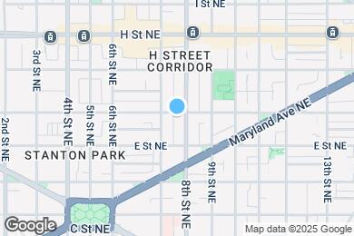 Map image of the property - 717 F St NE