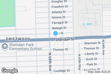 Map image of the property - 6727 Sheridan St