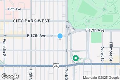Map image of the property - 1660 N Gaylord St