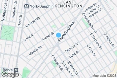 Map image of the property - 2418 Frankford Ave