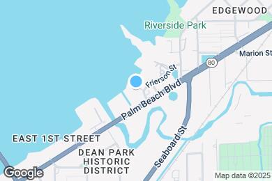 Map image of the property - 2885 Palm Beach Blvd