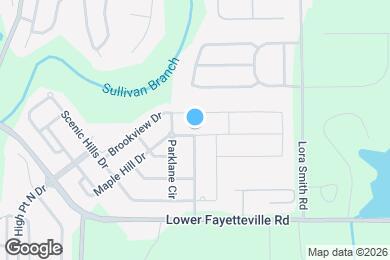 Map image of the property - 136 Maple Hill Dr