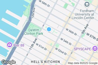 Map image of the property - 554 W 54th St