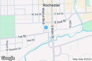 Map image of the property - First Street Lofts of Rochester