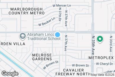 Map image of the property - 3729 W North Ln