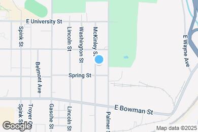 Map image of the property - 727 McKinley St