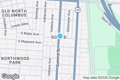 Map image of the property - 2320 Summit St