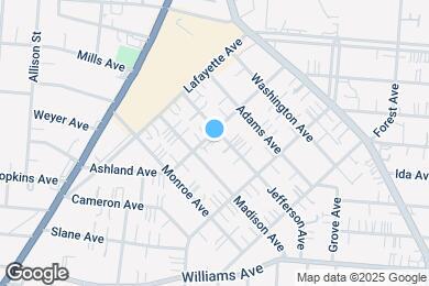 Map image of the property - 4340 Ashland Ave