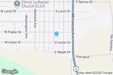 Map image of the property - 1411 Utah Ave