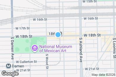 Map image of the property - 1719 W 18th St