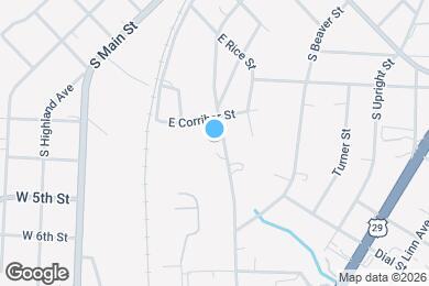 Map image of the property - 610 S Chapel St