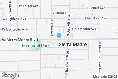 Map image of the property - 58 W Sierra Madre Blvd