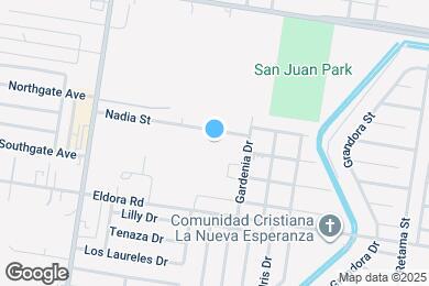 Map image of the property - 1601 Angelina Dr