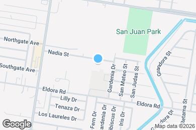 Map image of the property - 1603 Angelina Dr