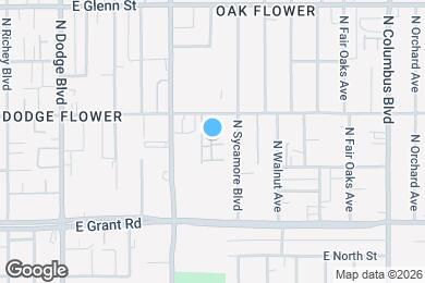 Map image of the property - 3960 E Flower St