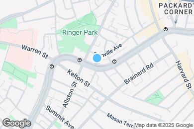 Map image of the property - 1353 Commonwealth Ave