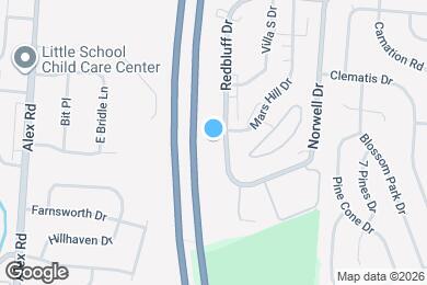 Map image of the property - 1131 Redbluff Dr