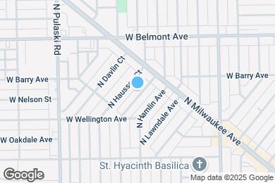 Map image of the property - 3054 N Avers Ave