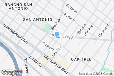 Map image of the property - 2373 Foothill Blvd
