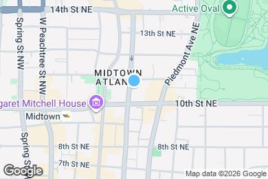 Map image of the property - 1 bedroom 1 bath condo Prime Midtown location