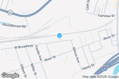 Map image of the property - 26 W Broadway