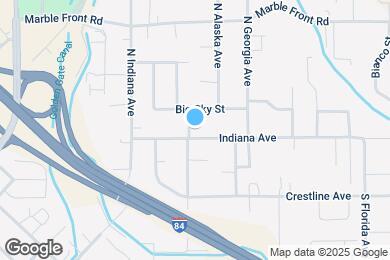 Map image of the property - 102 N Homedale Ave