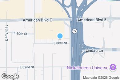 Map image of the property - 1716 E 80th St
