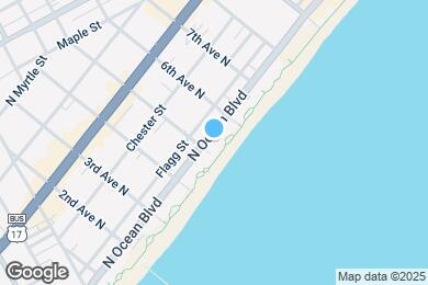 Map image of the property - 504 N Ocean Blvd