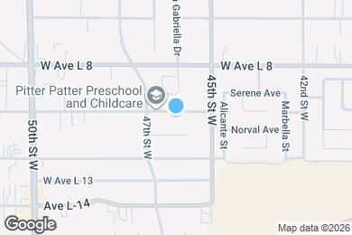 Map image of the property - 4546 W Ave L-10
