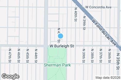 Map image of the property - 3122 N 42nd St