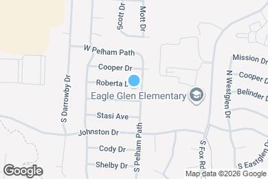 Map image of the property - 1603 Roberta Dr