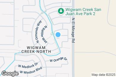 Map image of the property - 12425 W Vermont Ave