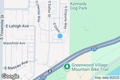 Map image of the property - 3875 S Dayton St