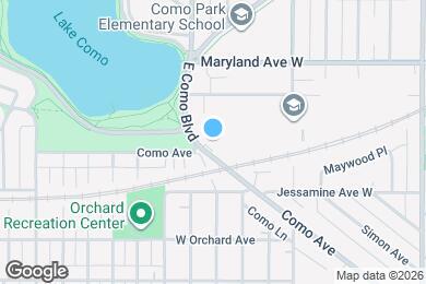 Map image of the property - Como by the Lake Senior Apartments