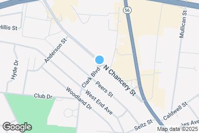 Map image of the property - 112 Clark Blvd