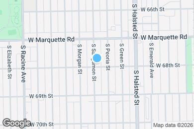 Map image of the property - 916 W 68th St