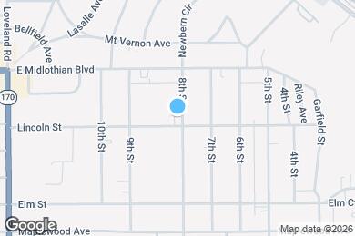 Map image of the property - 455 8th St
