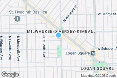 Map image of the property - 2732 N Kimball Ave