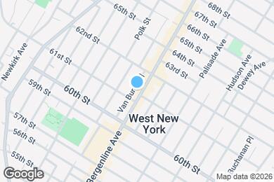 Map image of the property - 6121 Bergenline Ave