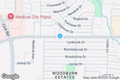 Map image of the property - 3433 Lynbrook Dr