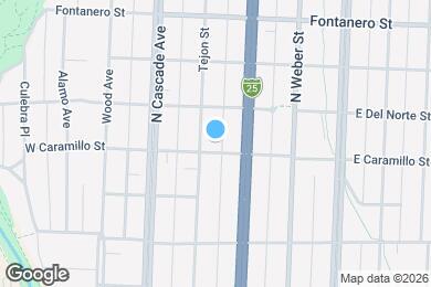 Map image of the property - 110 E Caramillo St