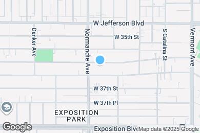 Map image of the property - 1358 W 36th St