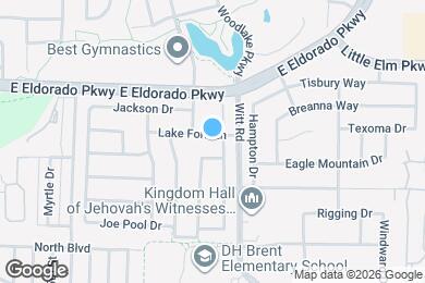 Map image of the property - 2112 Lake Fork Ln