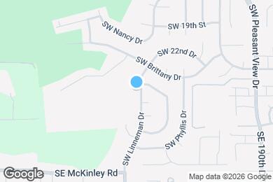 Map image of the property - 2437 SW Linneman Dr