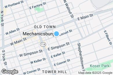 Map image of the property - 100 E Locust St