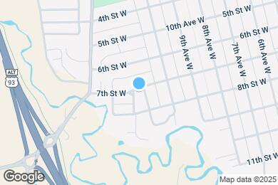 Map image of the property - 708 11th Ave W