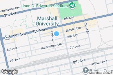 Map image of the property - 1920 6th Ave