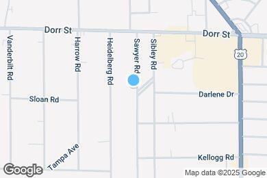 Map image of the property - 1025 Sawyer Rd