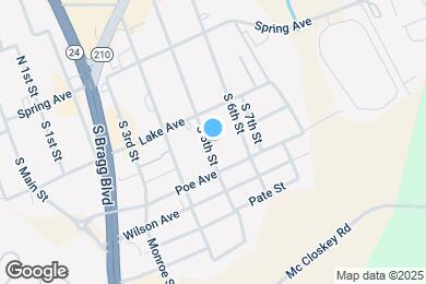 Map image of the property - 213 S 5th St