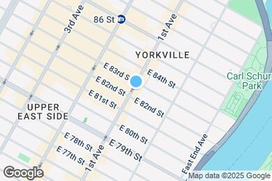 Map image of the property - 1586 1st Ave
